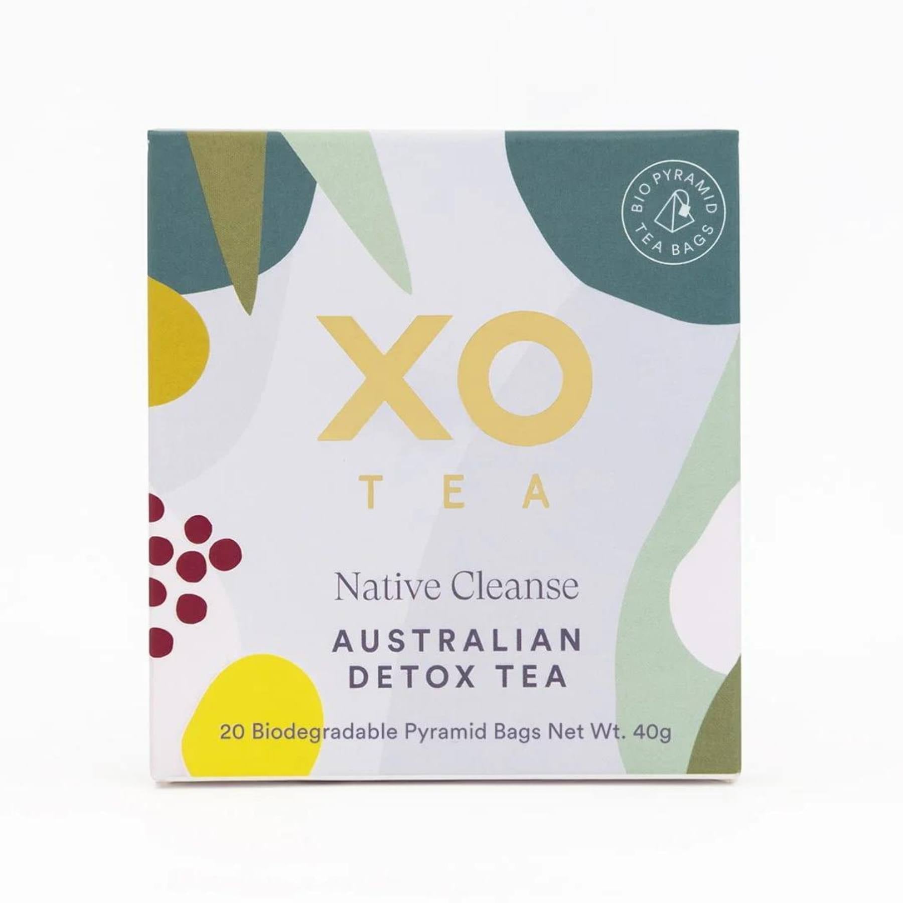 XO Detox Tea Bags in  Colourful Box, Greenify Co Perth